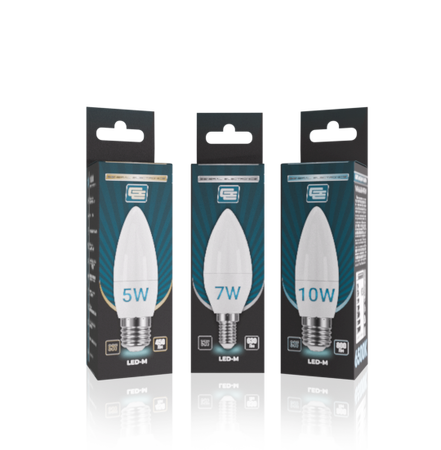 Лампа светодиодная LED-M C37