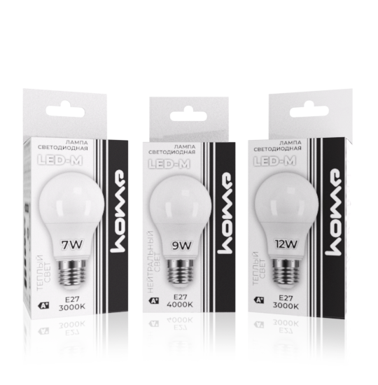 Лампа светодиодная LED-M А60